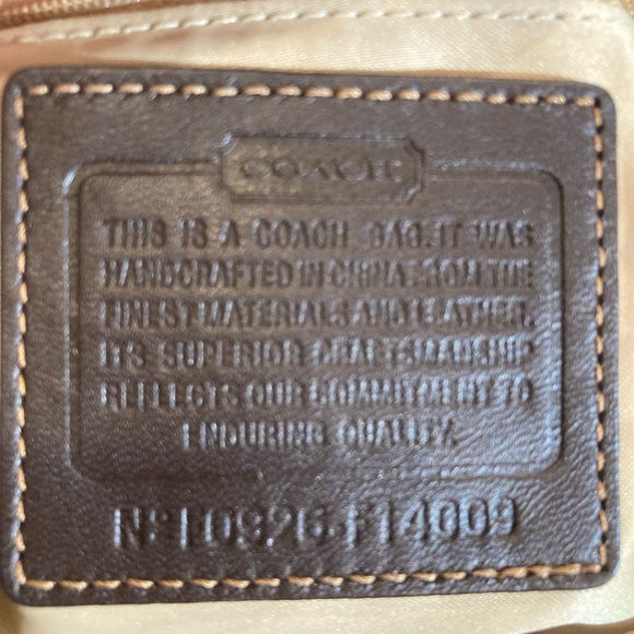 Coach Legacy Multicolor Stripe Sateen Tote Bag Handbag Purse F14009 - Picture 8 of 8